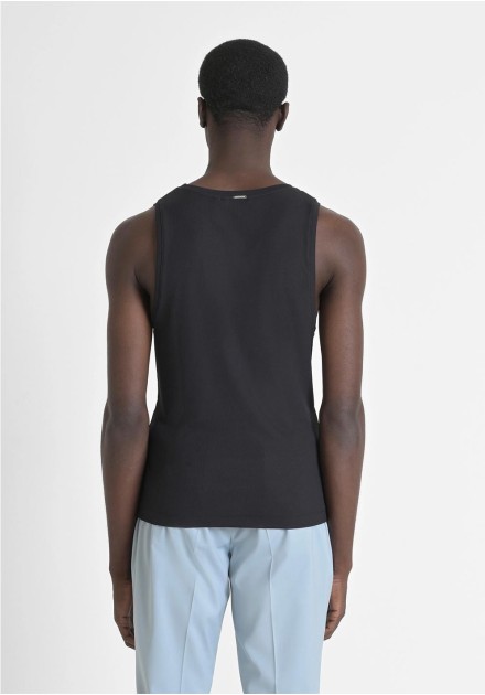 Camiseta Antony Morato negra canale tira Camiseta Antony Morato negra canale tira