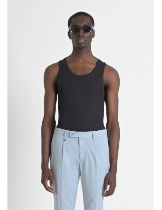 Camiseta Antony Morato negra canale tira