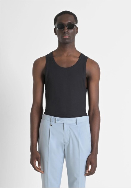 Camiseta Antony Morato negra canale tira Camiseta Antony Morato negra canale tira