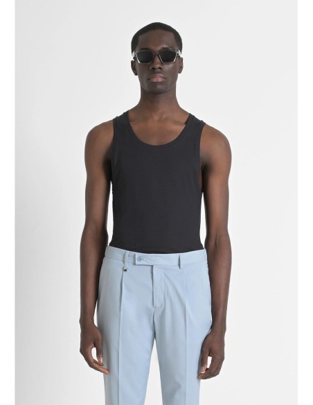 Camiseta Antony Morato negra canale tira