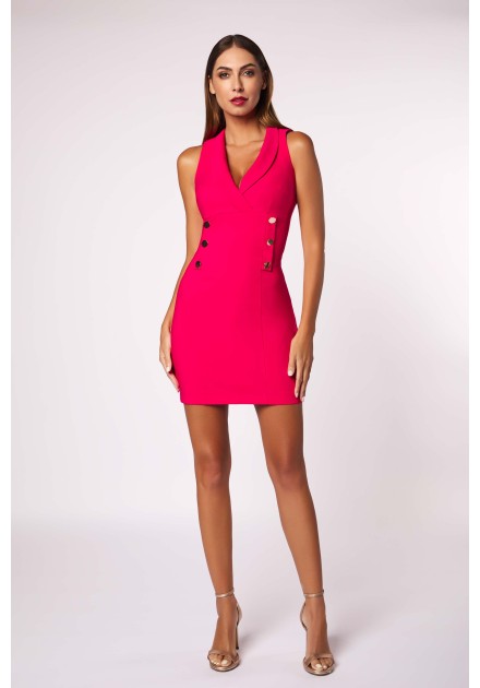 Vestido Carher Nia fresa Vestido Carher Nia fresa