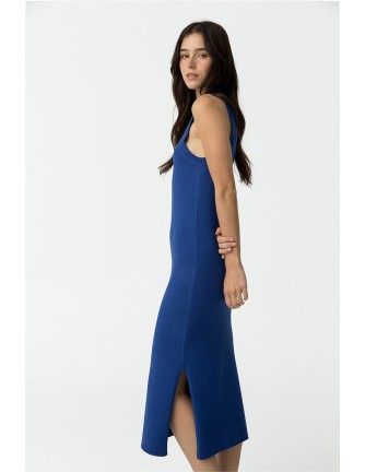 Vestido Tiffosi Halia azulón de punto 2