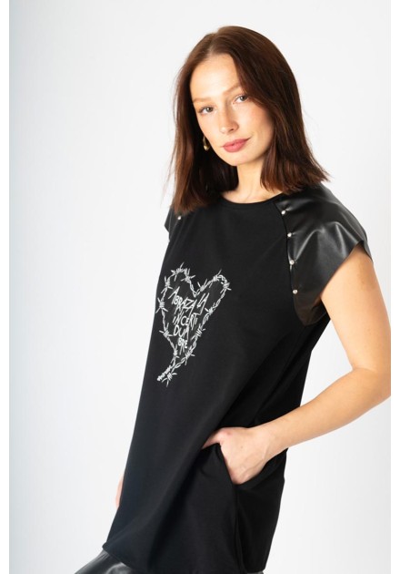 Vestido Animosa Abraza la Incertidumbre negro Vestido Animosa Abraza la Incertidumbre negro