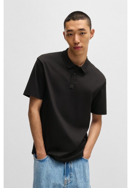 Polo Hugo negro Deabono Polo Hugo negro Deabono