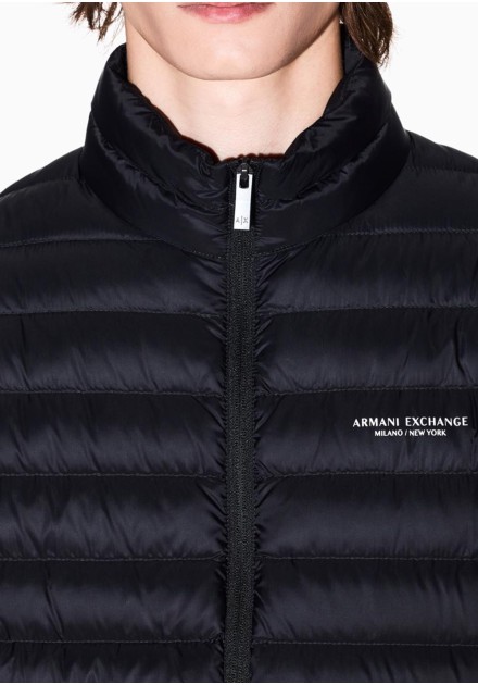 Chaqueta Armani Exchange negra plumas hombre Chaqueta Armani Exchange negra plumas hombre