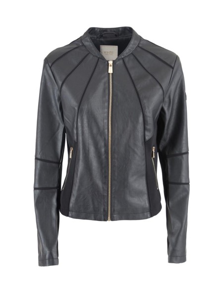 Chaqueta Yes-Zee negra mujer