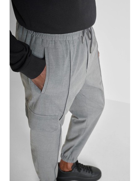 Pantalon Antony Morato gris cargo