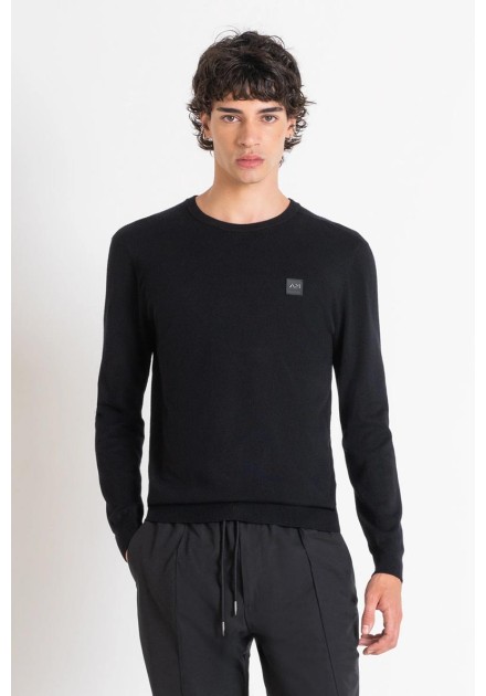 Jersey Antony Morato negro slim fit Jersey Antony Morato negro slim fit