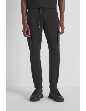Pantalon Antony Morato negro cargo slim