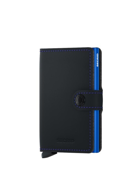 Secrid Miniwallet Matte Black Blue