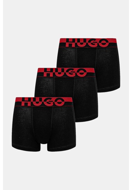 Trunk Hugo negro Split Logo Trunk Hugo negro Split Logo