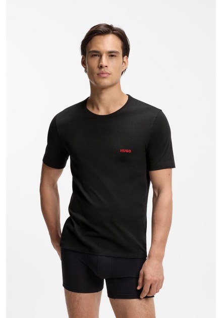 Camiseta Hugo Triplet P Negra Camiseta Hugo Triplet P Negra