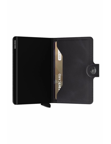 Secrid Miniwallet Vintage Black hombre
