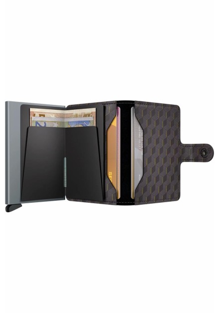 Secrid Miniwallet Optical Grey Yellow Secrid Miniwallet Optical Grey Yellow