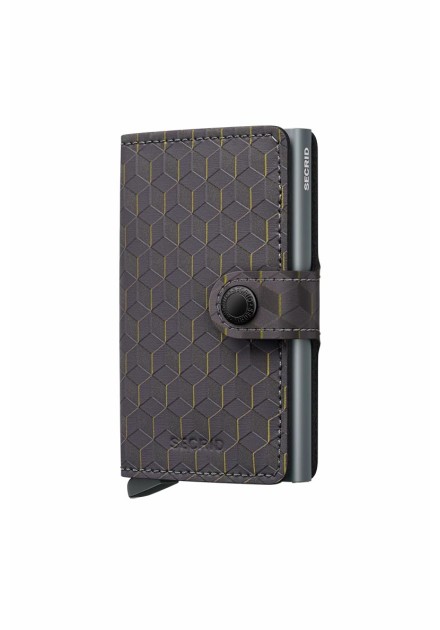 Secrid Miniwallet Optical Grey Yellow Secrid Miniwallet Optical Grey Yellow
