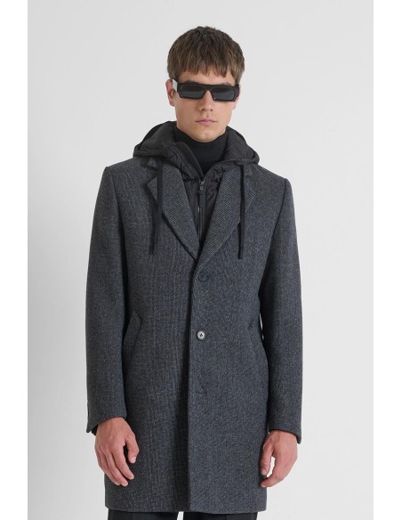 Abrigo Antony Morato gris con chaleco
