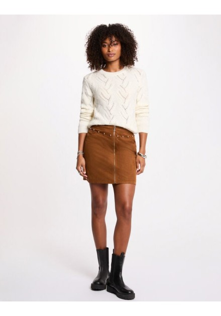 Falda Morgan Jclam marron antelina Falda Morgan Jclam marron antelina