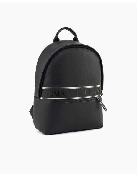 Mochila Armani Exchange negra logo