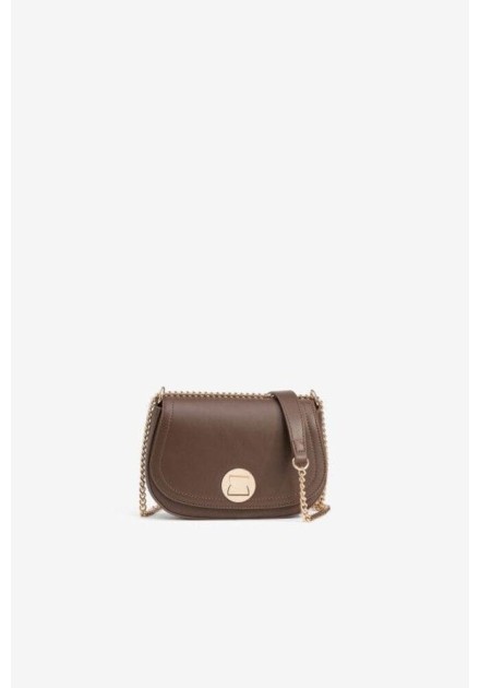 Bolso Tiffosi Melanie marron cadena dora Bolso Tiffosi Melanie marron cadena dora