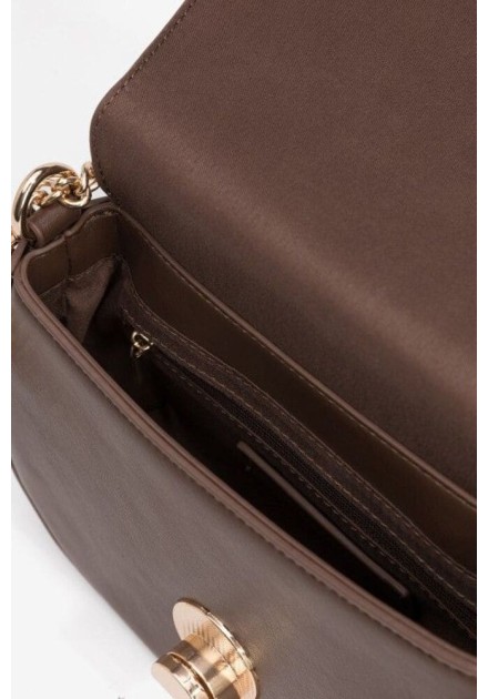 Bolso Tiffosi Melanie marron cadena dora Bolso Tiffosi Melanie marron cadena dora