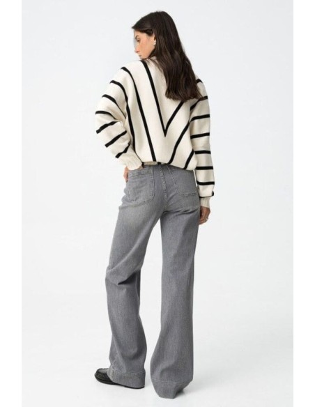Vaqueros Tiffosi Olivia gris