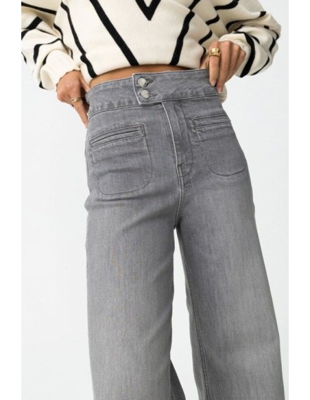 Vaqueros Tiffosi Olivia gris