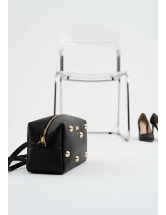 Bolso Noco bandolera tachas XL negro