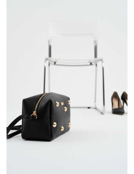 Bolso Noco bandolera tachas XL negro