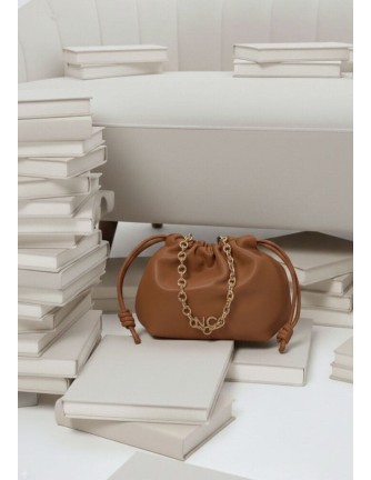Bolso Noco mini saco cadena camel