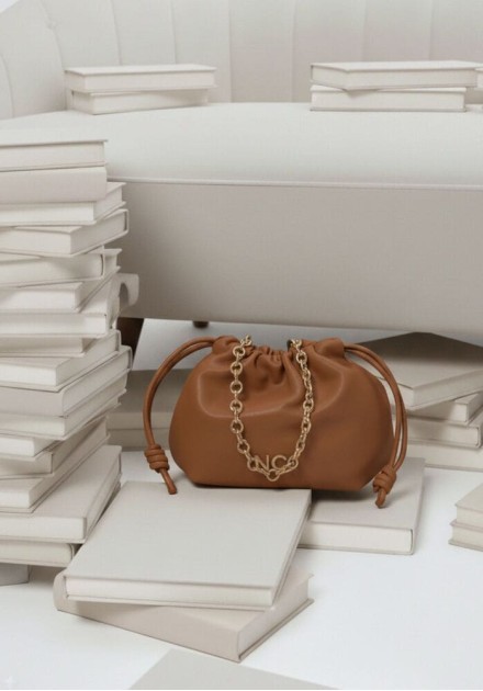 Bolso Noco mini saco cadena camel Bolso Noco mini saco cadena camel
