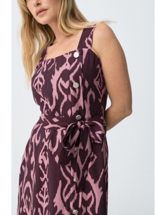 Vestido Tiffosi Guigas estampado geometr 2
