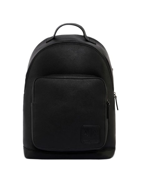 Mochila Armani Exchange negra piel