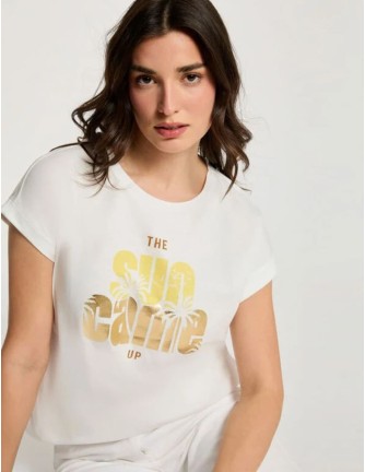 Camiseta Morgan Dsunny blanca