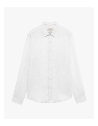 Camisa Gianni Lupo blanca lino 2