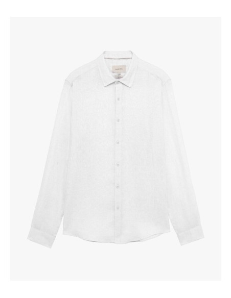 Camisa Gianni Lupo blanca lino