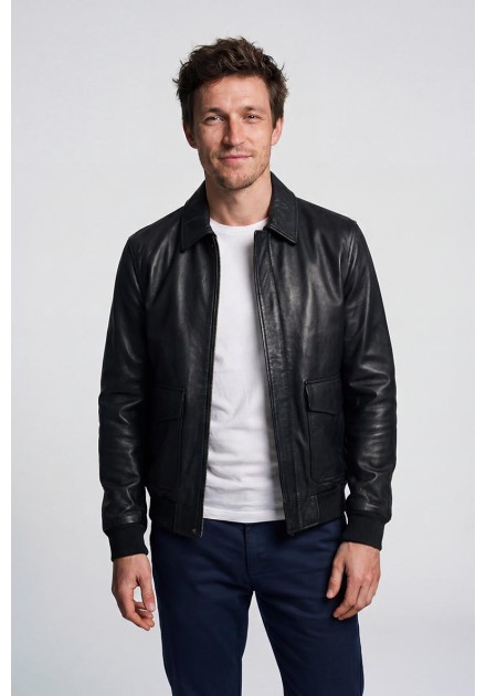 Chaqueta Markup negra piel Chaqueta Markup negra piel