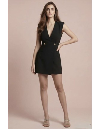 Monoshort Carher chaleco Inma negro