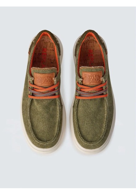 Mocasines Replay verdes Alcyon 2 tex Mocasines Replay verdes Alcyon 2 tex