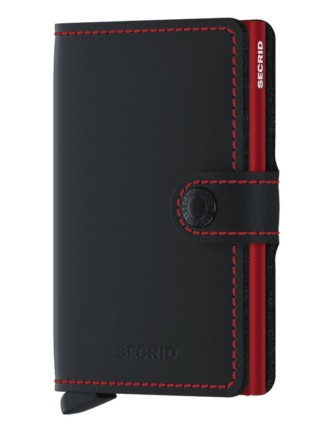 Secrid Miniwallet Matte Black Red