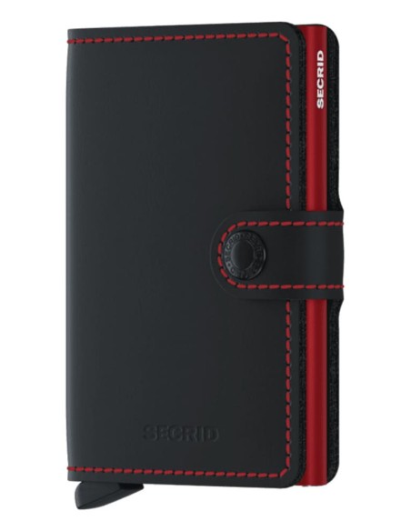 Secrid Miniwallet Matte Black Red