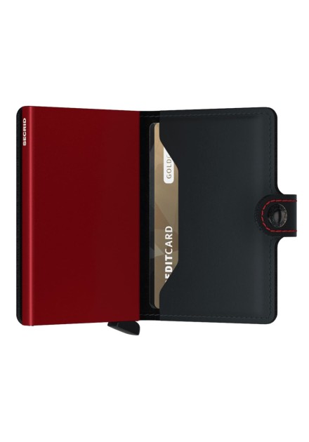Secrid Miniwallet Matte Black Red Secrid Miniwallet Matte Black Red