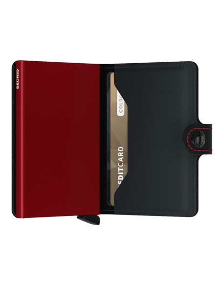 Secrid Miniwallet Matte Black Red
