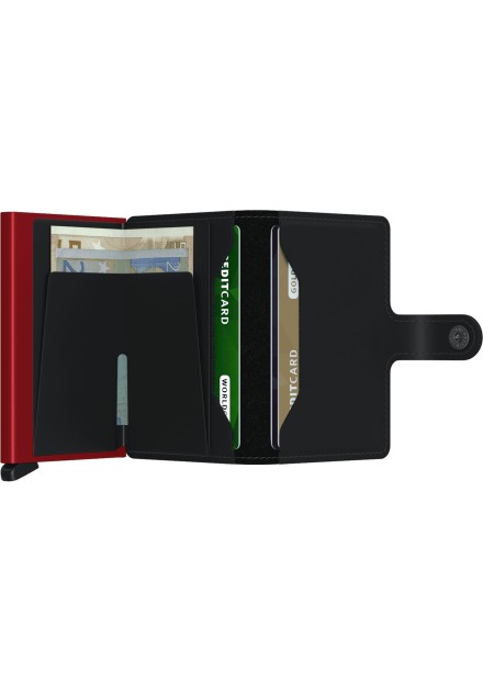 Secrid Miniwallet Matte Black Red Secrid Miniwallet Matte Black Red