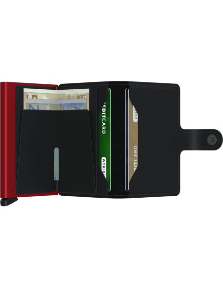 Secrid Miniwallet Matte Black Red
