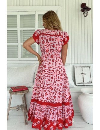 Vestido Jaase Carmen maxi Strawberry Spr 2
