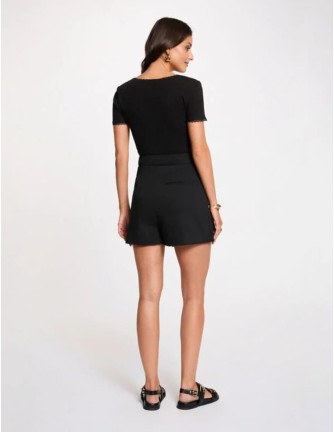 Falda pantalón Morgan Sherlok negro 2
