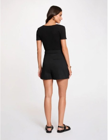 Falda pantalón Morgan Sherlok negro