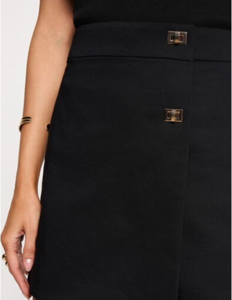 Falda pantalón Morgan Sherlok negro