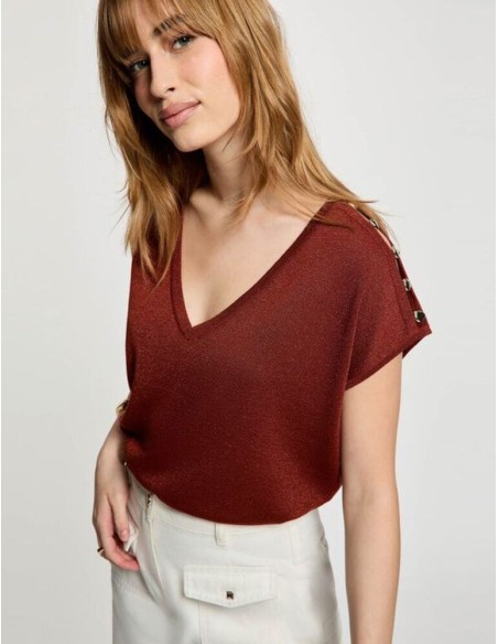 Jersey Morgan Mringo oversive marron coñ