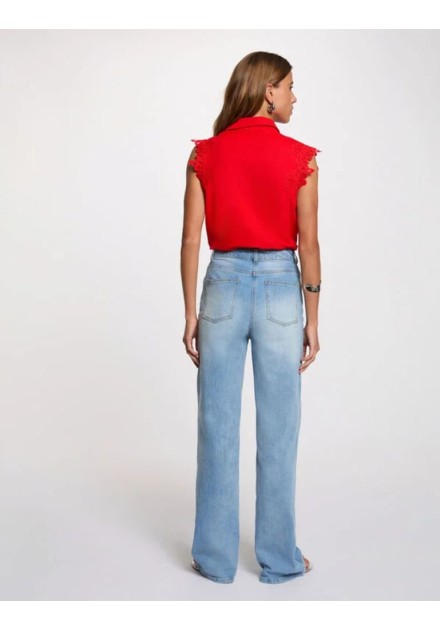 Camisa Morgan Dlisa roja sin mangas